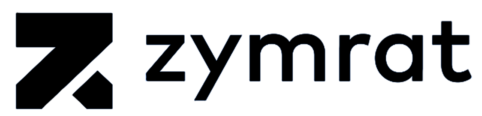 The logo of Zymrat - an innovation-led D2C performance wear brand with technology at our core