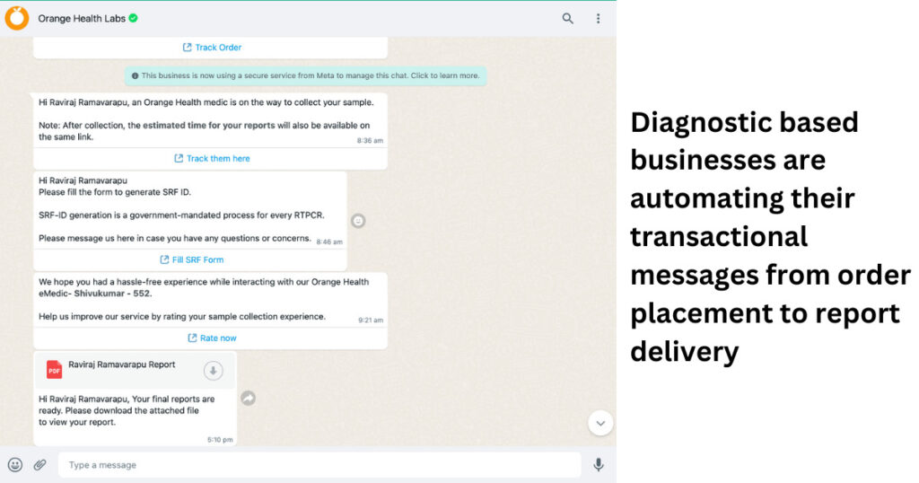 Business Automating their Transactional Messages end-to-end